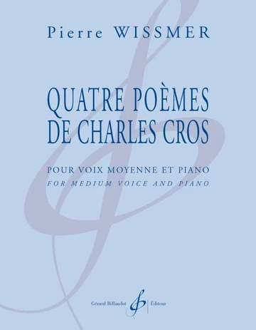 Quatre poème de Charles Cros Visuel